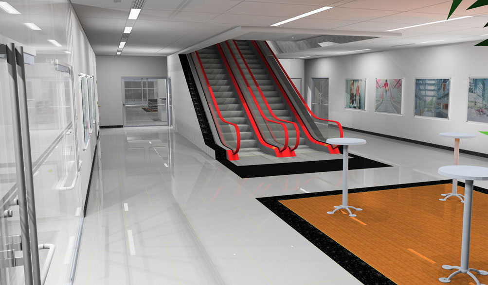 Back Lobby Rendering